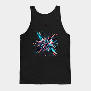 Quantum Realm: Geometric Particle Tank Top